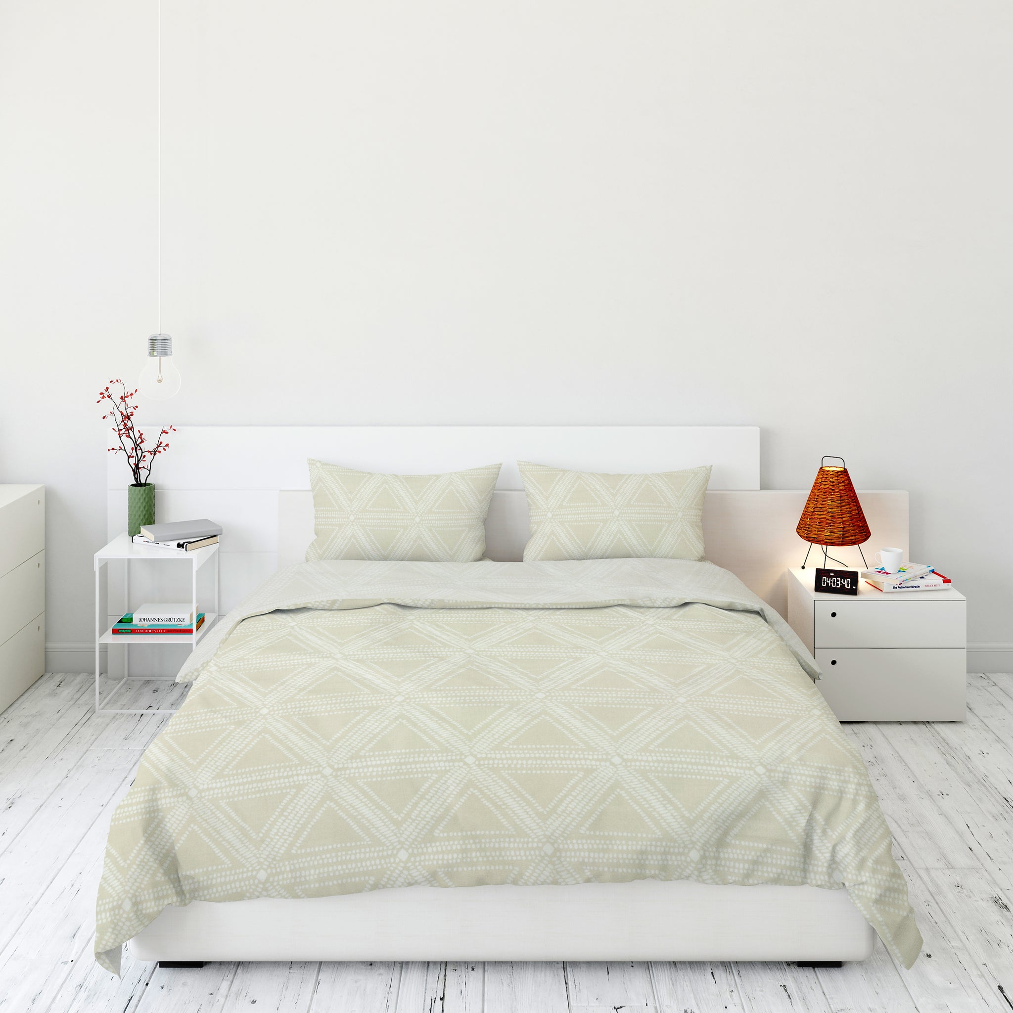 KYOMI Ava Contemporary Printed Bed Sheet